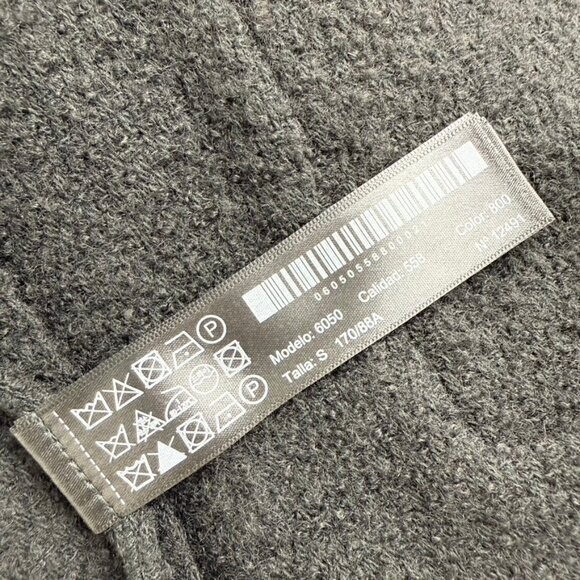 NEW Massimo Dutti Textured Cropped Jacket with Pockets Black Tweed Sz S - Picture 12 of 12